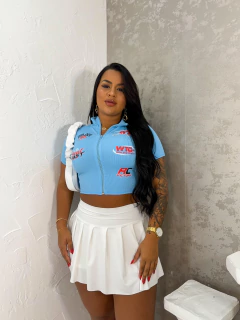 CROPPED ZÍPER - Saint Pink - Moda Feminina