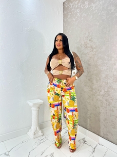CALÇA FARM - Saint Pink - Moda Feminina