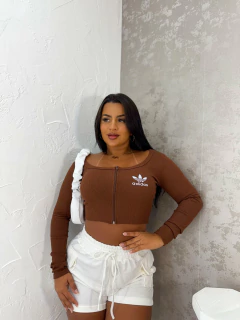 CROPPED ADIDAS ZIPER - comprar online