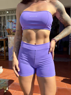 Shorts Cós Estreito Ametista Glow