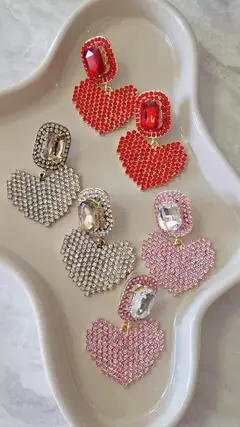 Aretes Corazon Glam