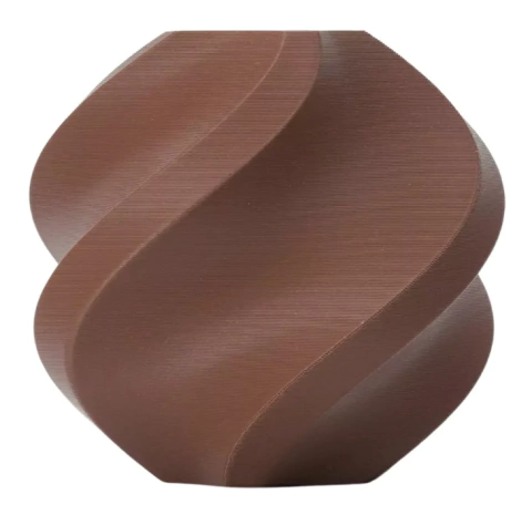 REFILL FILAMENTO PLA FOSCO MARROM ESCURO 1KG 1.75MM BAMBULAB