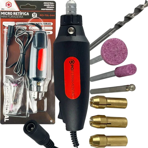 Micro Retífica Profissional 12V