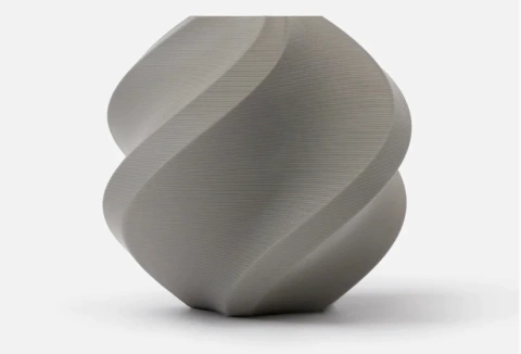 REFILL FILAMENTO PLA CINZA 1KG 1.75MM BAMBULAB