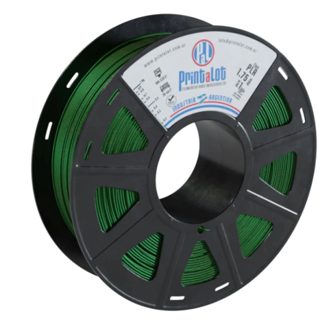 Filamento PLA Metal Verde Kryptonita 1,75mm 1Kg PrintaLot