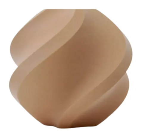 REFILL FILAMENTO PLA FOSCO MARROM CLARO 1KG 1.75MM BAMBULAB
