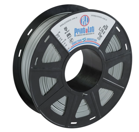 Filamento PLA Metal Prata 1,75mm 1Kg PrintaLot