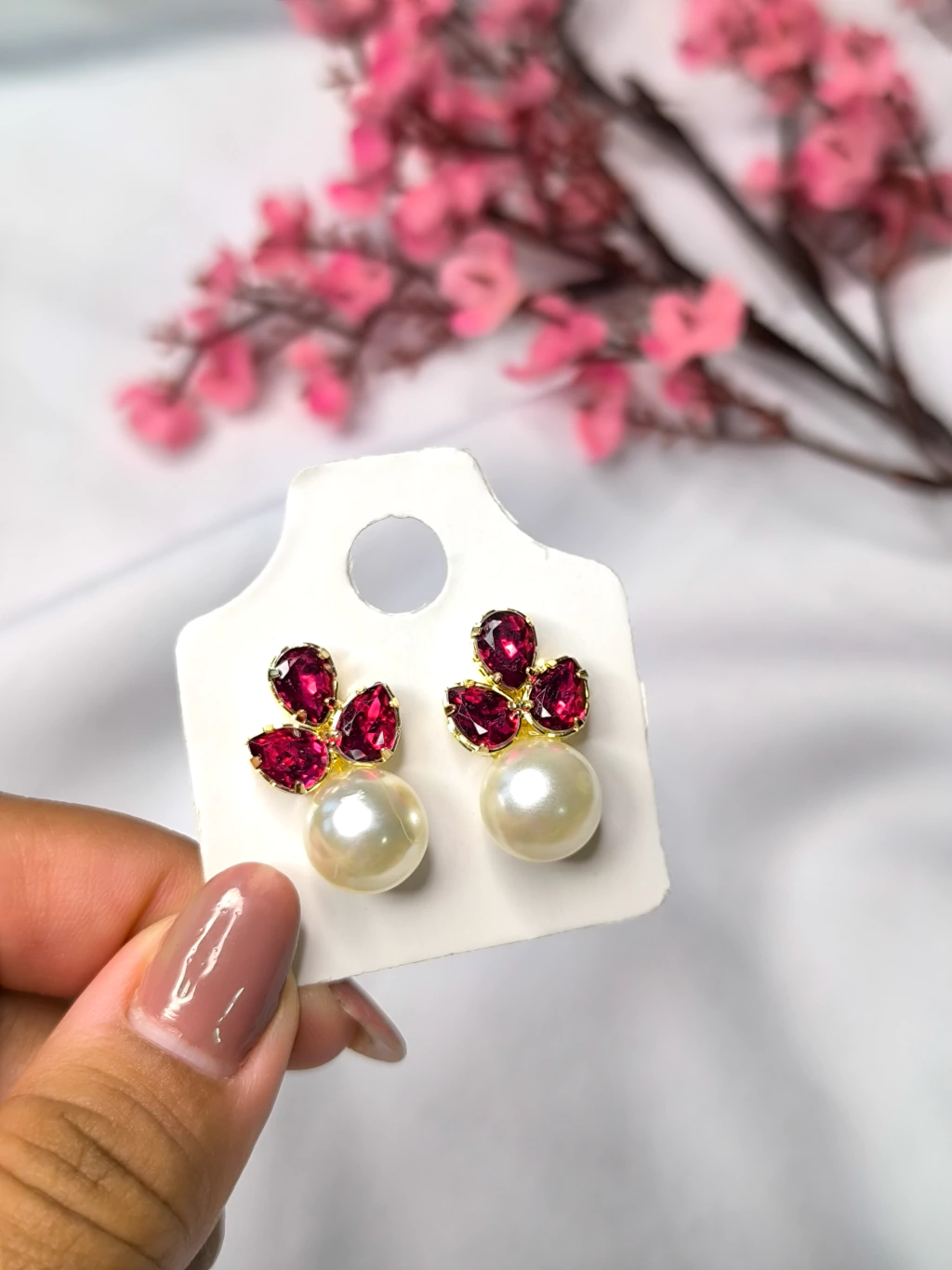 Brinco Festa Rosa Fucsia