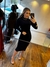 VESTIDO CANELADO MIDI