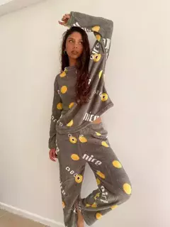 PIJAMA TEDDY ESTAMPADO - comprar online