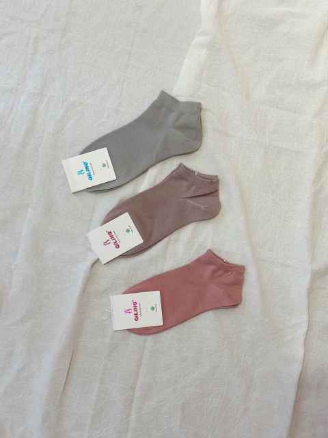 PACK X3 SOQUETE PASTEL - comprar online