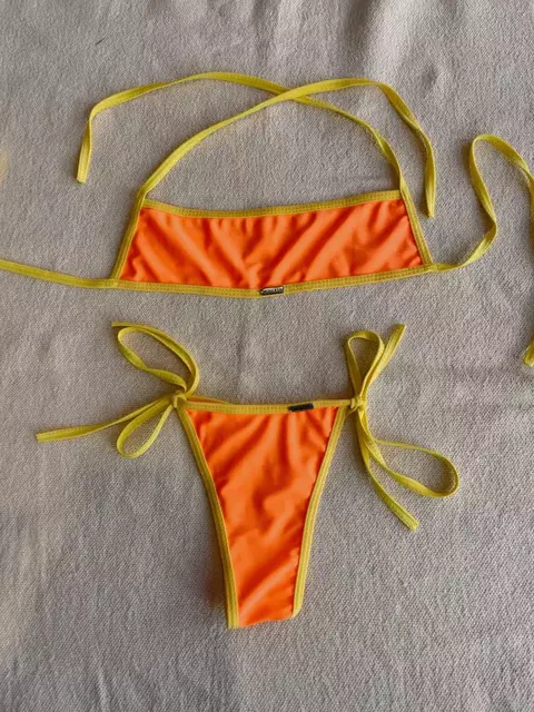 BIKINI MIKO NARANJA AMARILLO - comprar online