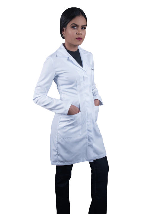 Jaleco Esmeralda Feminino Branco