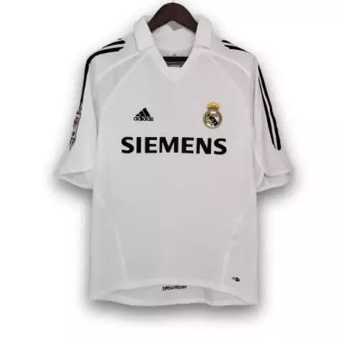 CamiCamisa Real Madrid I - 2005/06 - Masculino (Retro) - Brancasa Real Madrid I - 2004/05 - Masculino (Retro) - Branca - (cópia) - comprar online
