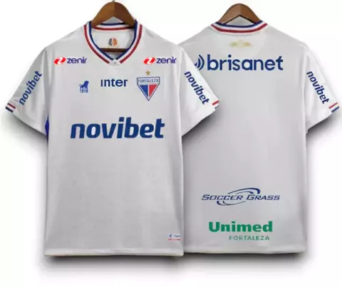 Camisa Fortaleza 2024/25 - Patrocínios - Torcedor Masculina - Branca - comprar online