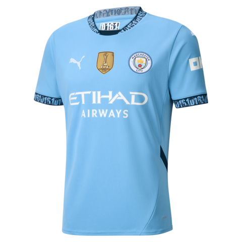 Camisa Manchester City 2024/25 Patch Mundial FIFA 2023 - Torcedor Masculina - Azul - comprar online