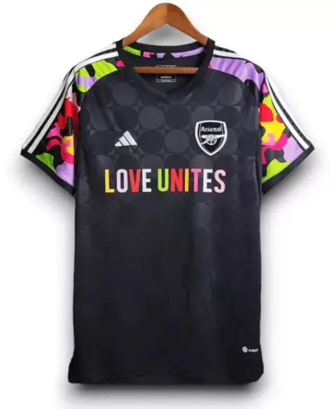 Camisa Arsenal 2024/25 Edição Especial Love Unites - Torcedor Masculina - Preta - comprar online