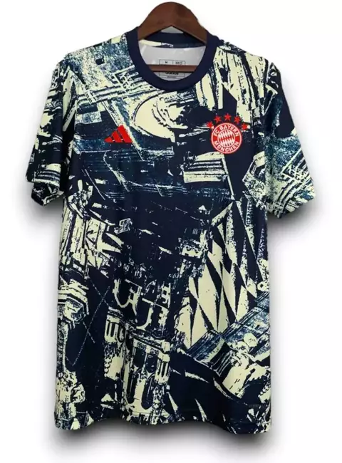 Camisa Bayern de Munique 2024 Edição Especial - Torcedor Masculina - Azul e Amarela - comprar online