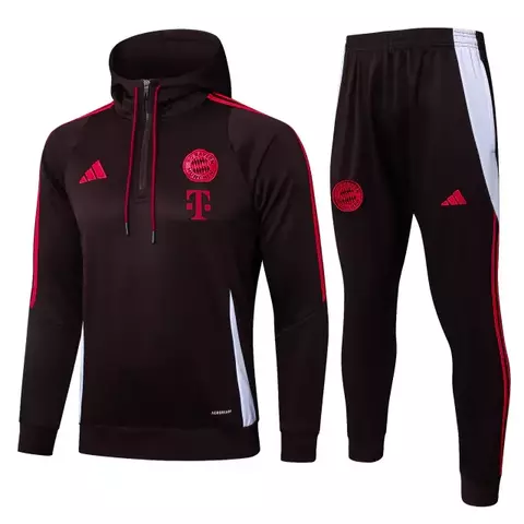 Conjunto Blusão Bayern de Munique 2024/25 - Treino Masculina - Vinho - comprar online