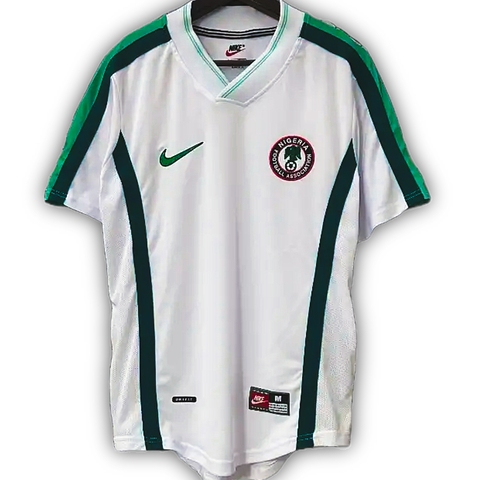 Camisa Nigéria - 1998 - Retrô Masculino - Branca - comprar online