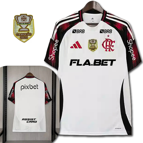 Camisa Flamengo 25/26 Fora de Casa + Todos os Patrocinadores + patch - comprar online