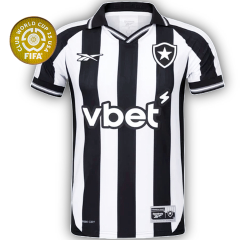 Camisa Botafogo 2025/26 - I Home Masculina - Alvinegra - Com Patch Mundial de Clubes - comprar online