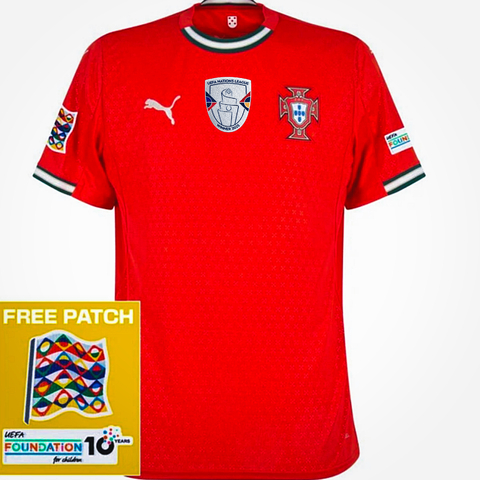 Camisa Portugal 2025/26 I Home Com Patch Campeão Nations League - Masculino Torcedor - Vermelha - comprar online