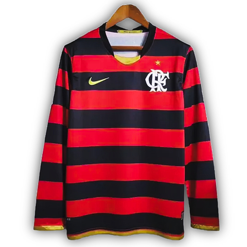 Camisa Flamengo 2009 Nike Manga Longa Retrô Masculina - Rubronegra - comprar online