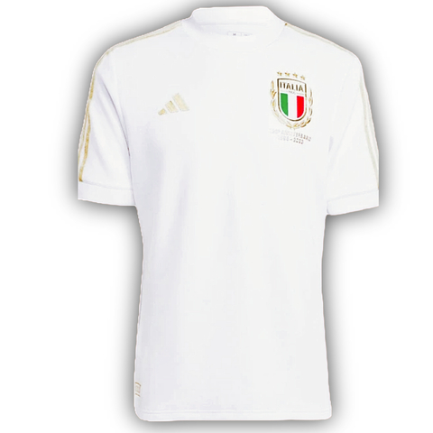 Camisa Itália 125th Aniversário 2023/2024 Torcedor Masculina - Branca
