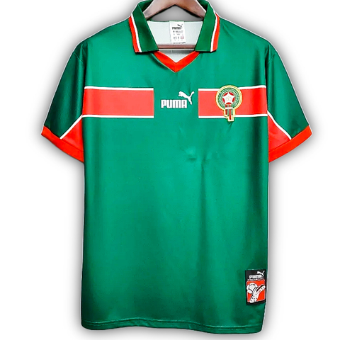 Camisa Seleção do Marrocos 1998 - Retrô Masculino - Verde - comprar online