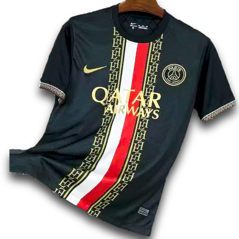 Camisa de futebol PSG edição preta e dourada 25/26 - comprar online