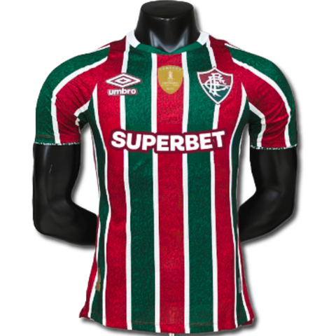 Camisa Fluminense 2024/25 - Superbet - Jogador Masculina - Tricolor - com patch campeão da Libertadores - comprar online