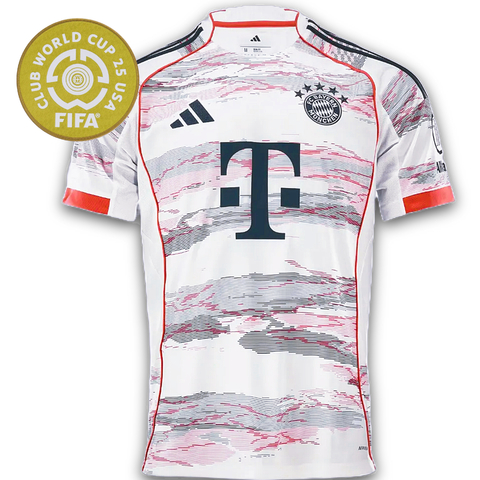 Camisa Bayern de Munique 2025/26 - Com patch Mundial de Clubes - Torcedor Masculina - Branca - comprar online