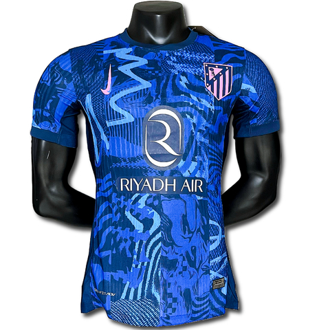 Camisa Atlético Madrid 2024/25 - Versão jogador Masculina - Azul - comprar online