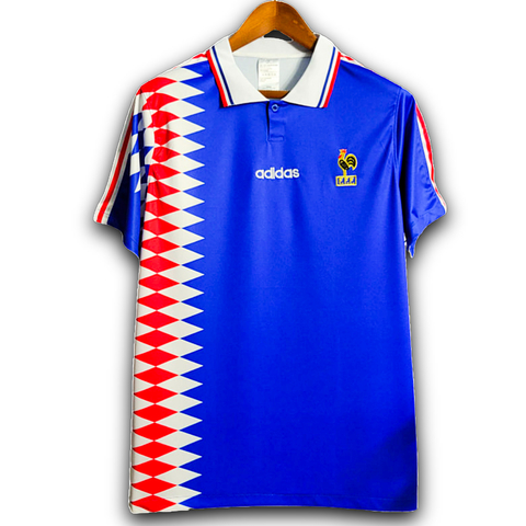 Camisa França Retrô Home 1994 Torcedor Adidas Masculina - Azul - comprar online