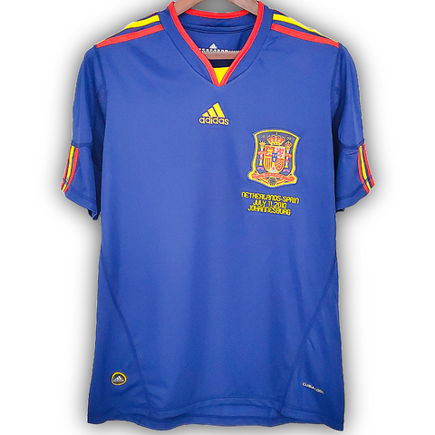 Camisa Espanha 2010 - Campeão do Mundo - Retrô Masculino - Azul - comprar online