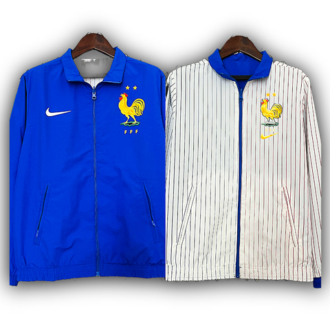 JAQUETA CORTA VENTO FRANÇA 2024/25 NIKE DUPLA FACE - AZUL - comprar online