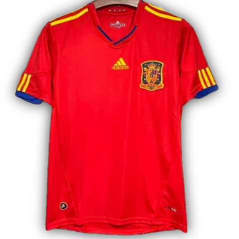 Camisa Espanha 2010 - Campeão do Mundo - Retrô Masculino - Vermelho - comprar online