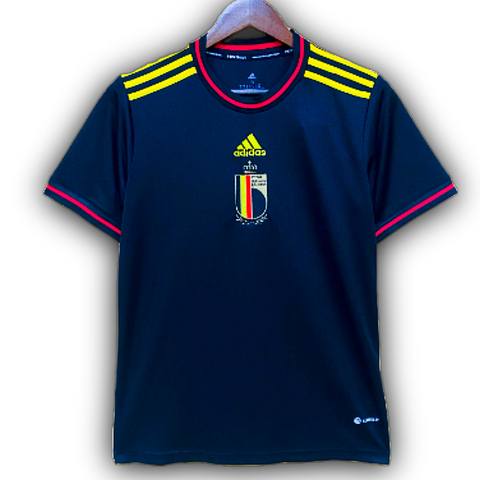 Camisa Bélgica 2022 - Torcedor Masculina - Preta - comprar online