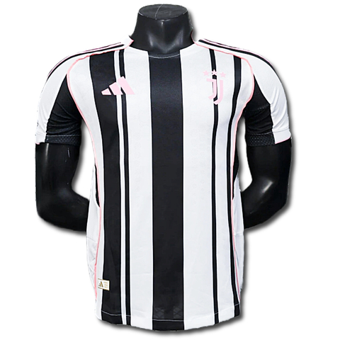 Camisa Juventus Jogador - 25/26 - Branco, Preto e Rosa - comprar online