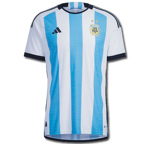 Camisa Argentina 2022 Torcedor Masculina - Branca e Azul - comprar online