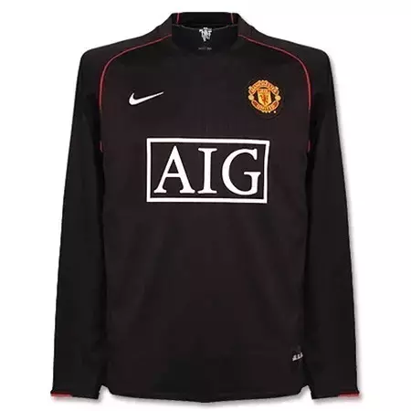 Camisa Manchester United 2008/09 - Manga Longa - Retro Masculino - Preto - comprar online