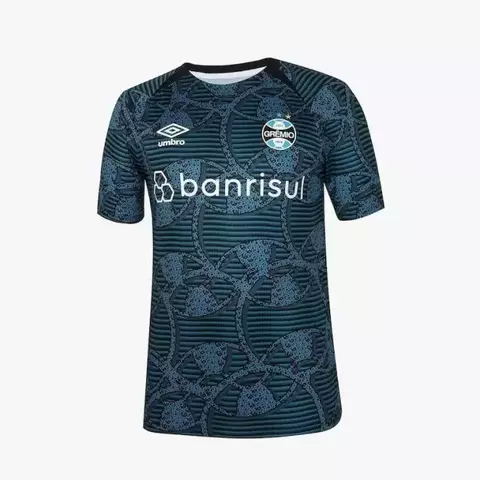 Camisa Grêmio 2024/25 Aquecimento - Pré Jogo - Azul - comprar online