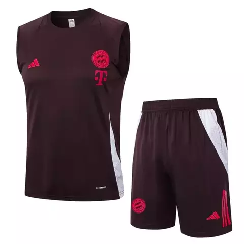 Kit Bayern de Munique Regata e Short de Treino 2024/25 - Masculina - Vinho - comprar online