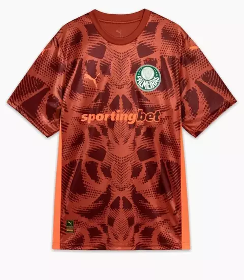 Camisa Palmeiras 2025/26 Goleiro - Torcedor Masculina - Vermelha - comprar online