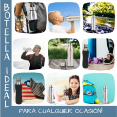 BOTELLA FRIO CALOR TERMO 750ml ACERO INOXIDABLE TERMICA - comprar online