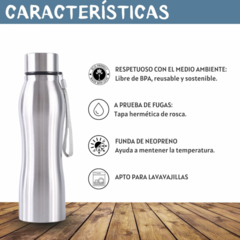 BOTELLA FRIO CALOR TERMO 750ml ACERO INOXIDABLE TERMICA en internet