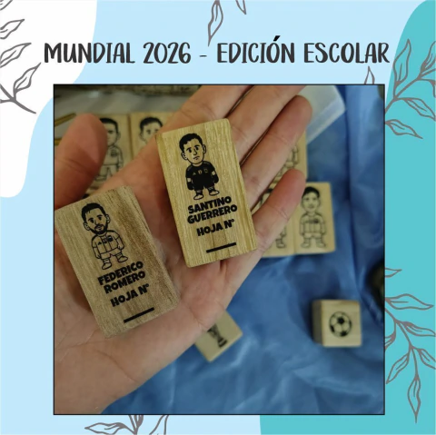 Sello escolar MUNDIAL 2026