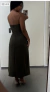 Vestido longo com fendas laterais - comprar online