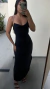 Vestido longo com fendas laterais - loja online